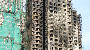 "홍콩 아파트 화재 이면에 보수공사 업계 부패&middot;탐욕 있었다"