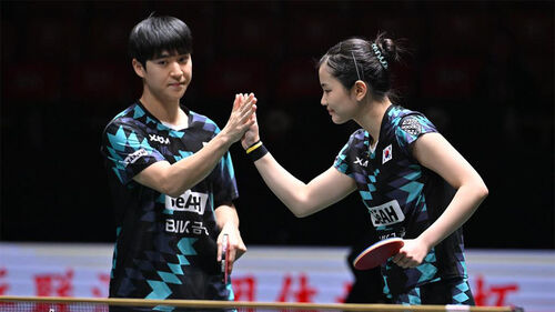 한국 탁구, 혼성단체 월드컵서 세계 최강 중국에 완패