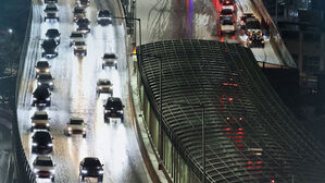 도로 결빙에 교통 체증 우려&hellip;이 시각 출근길