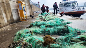 엉뚱한 곳에서 둥둥&hellip;"쏙 빼갔다" 텅 빈 그물만 발견