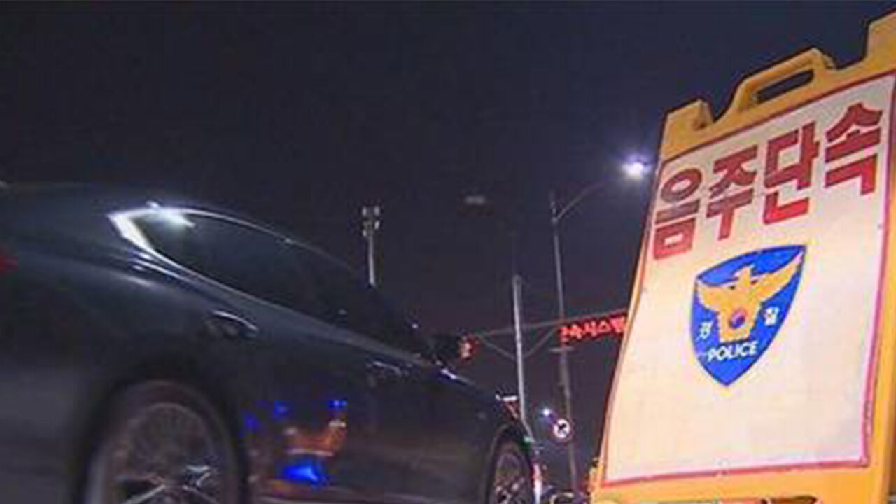 음주운전에 중앙 분리대 이어 택시 들이받아…현직 경찰관 입건