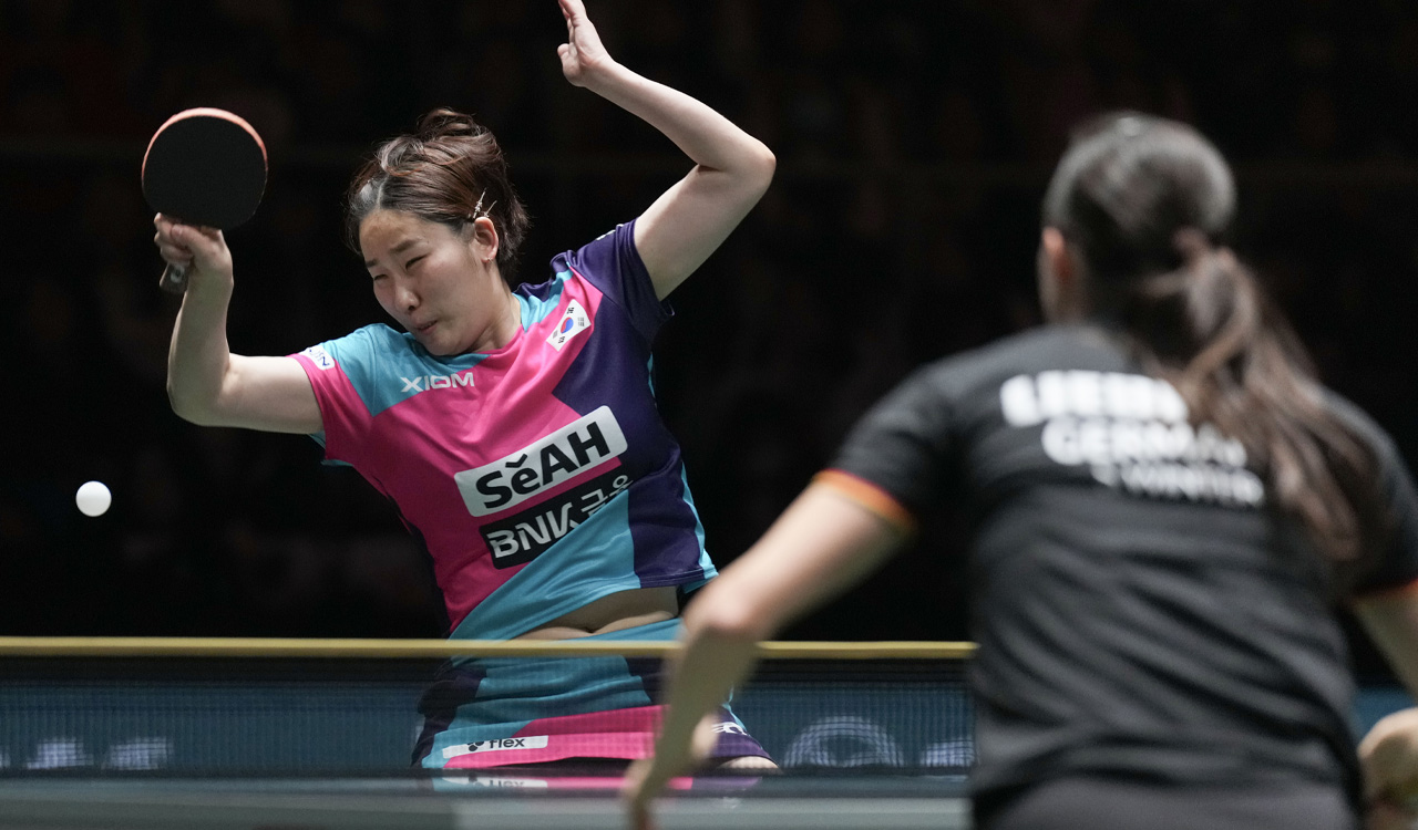 한국탁구, 혼성단체 월드컵 준결승서 중국에 패배