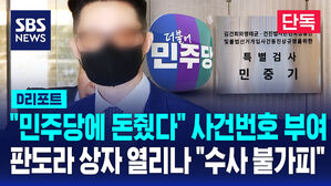 [단독] "민주당에 돈 줬다" 사건번호 부여…판도라 상자 열리나 "수사 불가피" (D리포트)