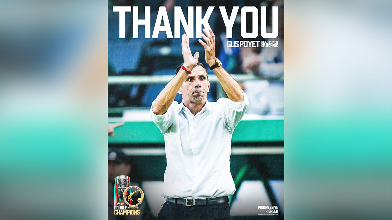 '부임 첫해 더블' 전북 포옛 감독, 1년 만에 사임