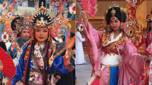 "한복 맞나요?"&hellip;사우디 '코리아 빌리지'서 한복 디자인 논란