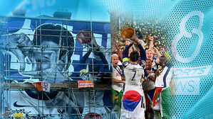 손흥민이 온다!&hellip;'영광의 순간' 담은 벽화