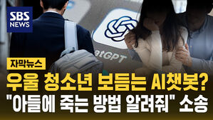 [자막뉴스] 우울 청소년 보듬는 AI챗봇? "아들에 죽는 방법 알려줘" 소송