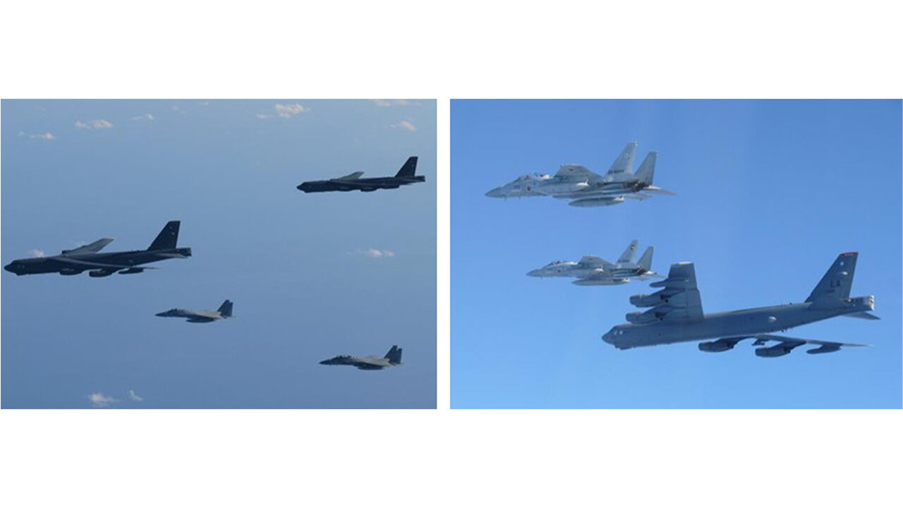 중러에 대응해 미일 '맞불' 훈련?…동해 공역서 전투기 띄워