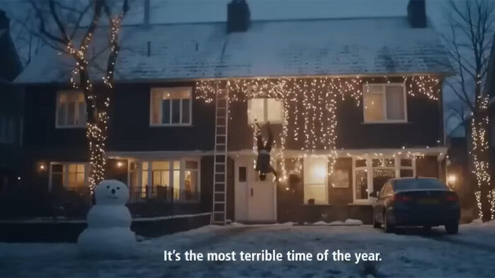 네덜란드 맥도날드가 제작한 AI 기반 크리스마스 광고의 한장면 (사진=맥도날드 유튜브 광고 캡처, 연합뉴스)