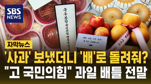 [자막뉴스] '사과' 보냈더니 '배'로 돌려줘?&hellip;"고 국민의힘" 과일 배틀 전말