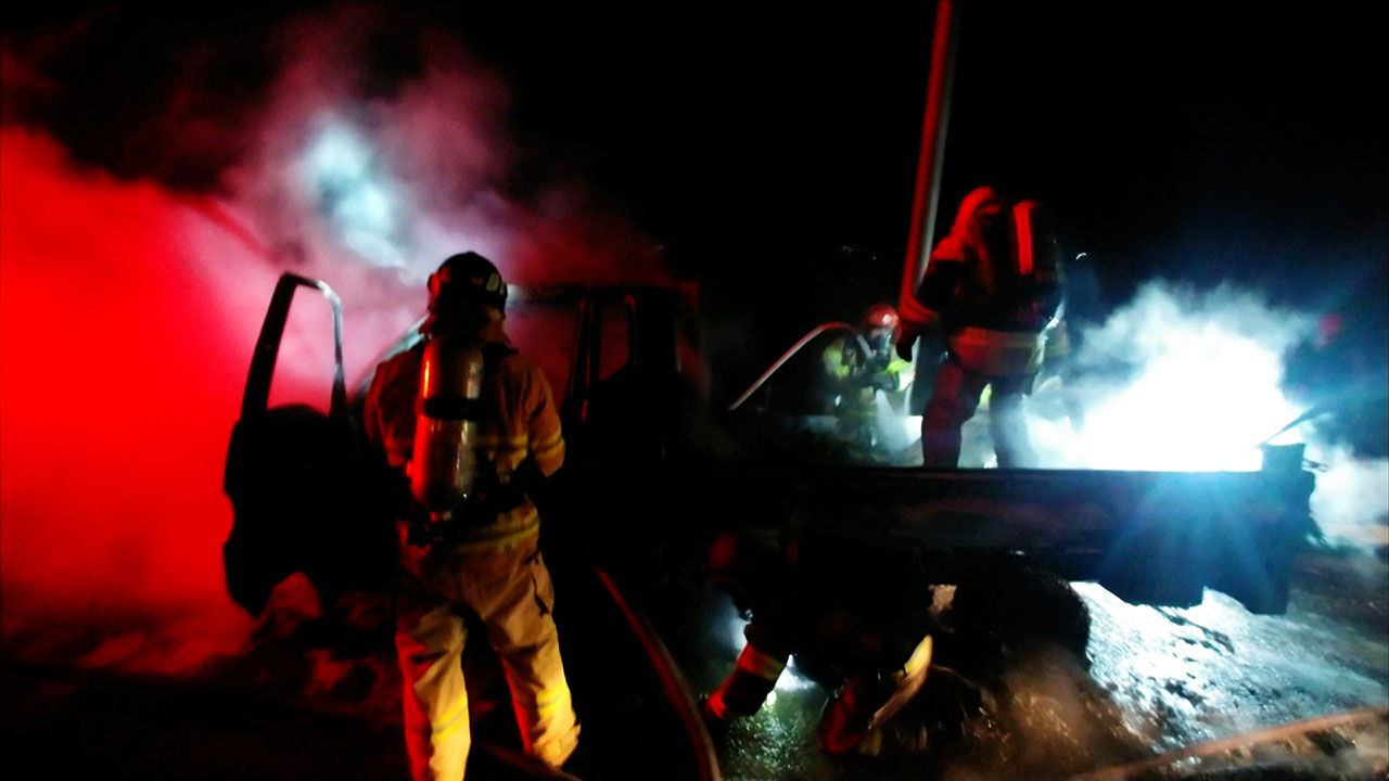 김천 중부내륙고속도로서 화물트럭 화재…인명피해 없어