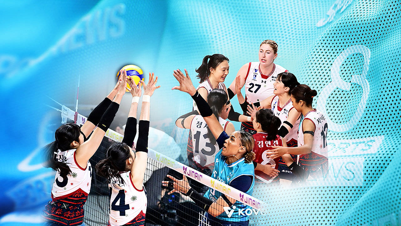 15블로킹 '철벽'…현대건설 4연승 질주