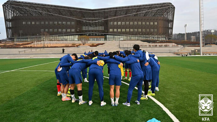 소집훈련 시작하는 U-23 축구대표팀. (사진=대한축구협회 제공, 연합뉴스)