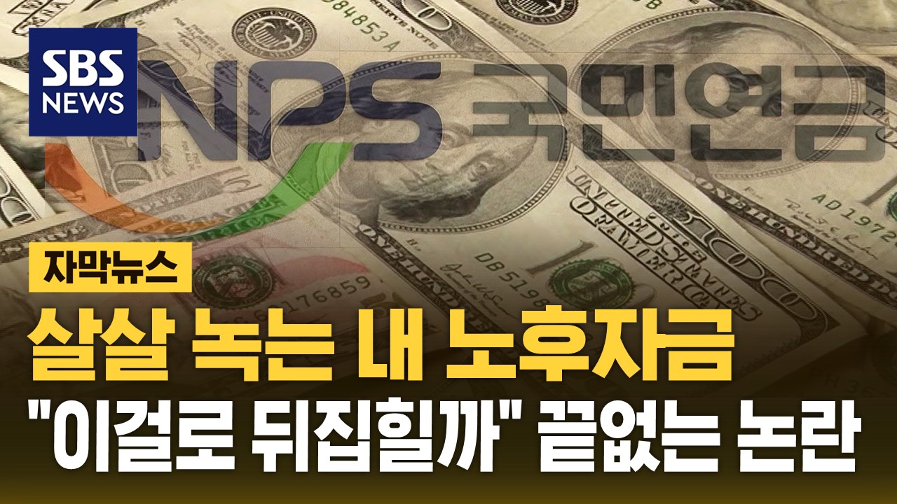 [자막뉴스] 살살 녹는 내 노후자금… 이걸로 뒤집힐까  끝없는 논란