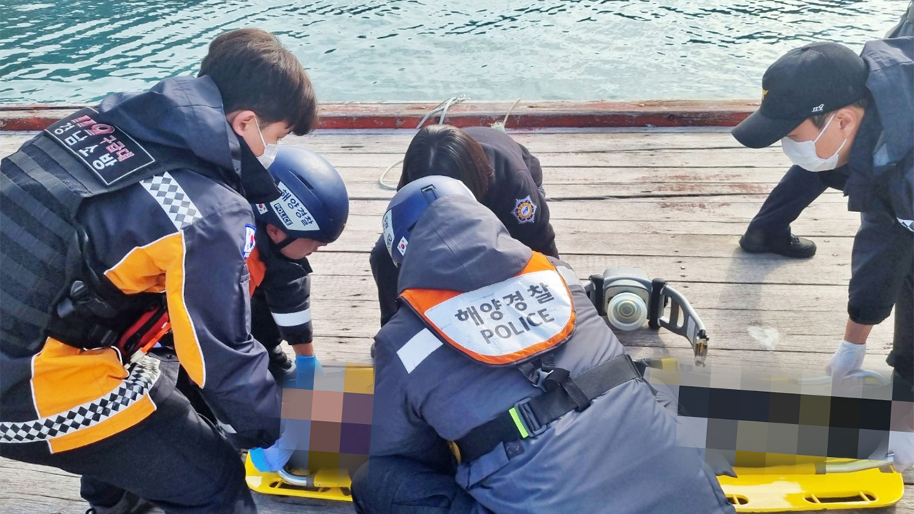 통영 용호도 해상서 물질하던 60대 해녀 1명 숨져