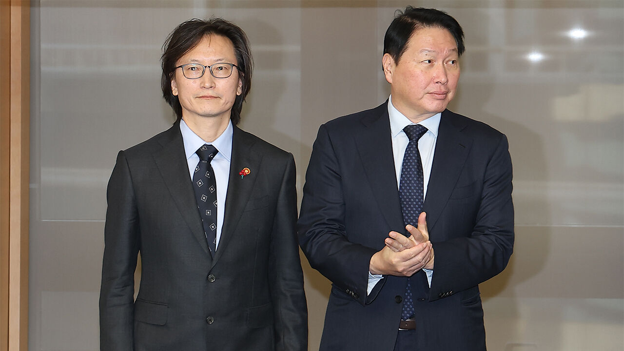 최태원 만난 주병기…