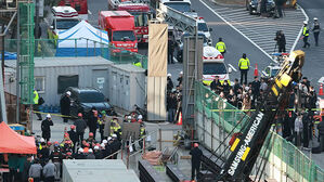 여의도역 공사장서 철근 추락 사고&hellip;1명 심정지&middot;2명 부상