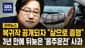 [자막뉴스] 복귀작 공개되자 "삶으로 증명"&hellip;3년 만에 뒤늦은 '음주운전' 사과