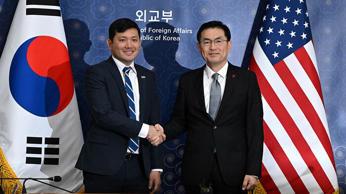 케빈 김 주한 미국대사대리와 정연두 외교전략정보본부장