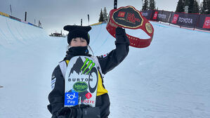 최가온, 스노보드 하프파이프 월드컵 2주 연속 우승