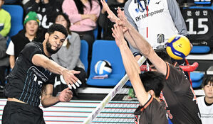 레오, 남자배구 최초 '7천 득점' 돌파&hellip;현대캐피탈, OK저축은행 완파