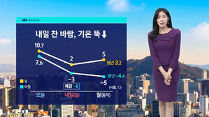 [날씨] 밤사이 찬 공기 남하&hellip;내일은 기온 '뚝'