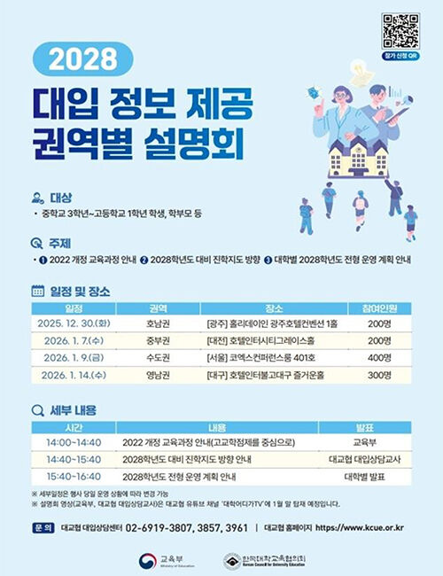 대입 정보 제공 권역별 설명회 (사진=교육부 제공, 연합뉴스)