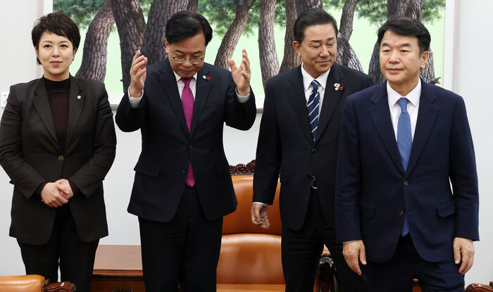 여야 원내대표단 회동 / 오늘 오후 국회