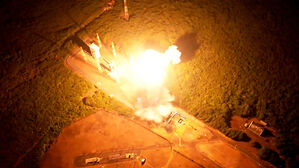 첫 상업발사체 한빛-나노 추락&hellip;발사 실패