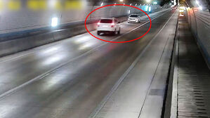 피할 곳도 없는데 '깜짝'&hellip;지하차도 '만취 역주행'