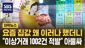 [자막뉴스] 요즘 집값 왜 이러나 했더니&hellip;"이상거래 1002건 적발" 아뿔싸