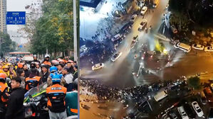 "걸어서 배달" 경비원에 폭발&hellip;배달원들 수백 명 몰렸다