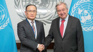 [아리]안보실장, UN 사무총장에 '북한 방문' 권유(OK)