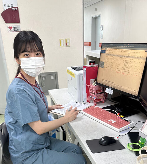 고대안암병원 간호사 박상은(25) 씨
