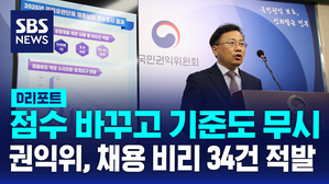 [D리포트] 점수 바꾸고 기준도 무시&hellip;공직유관단체 채용 비리 34건