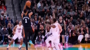 'NBA 현역 최장신' 웸반야마의 3점슛&hellip;상대 허 찔렀다