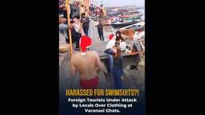 '인도 힌두성지서 일 관광객 괴롭힘' 영상 논란&hellip;네티즌들 질타