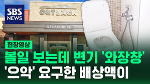 [현장영상] "앉자마자 변기 산산조각" "5만 달러 내놔" 음식점에 소송 건 남성