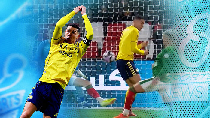 '등 골' 뽑은 호날두&hellip;세리머니는 못 참아!