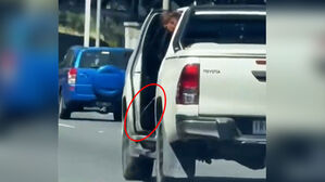 고속도로 차량 문 활짝 열더니&hellip;'줄줄' 소변 테러 벌였다