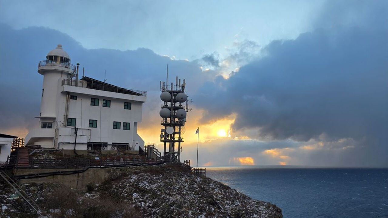 1일 독도에서 바라본 일출 사진