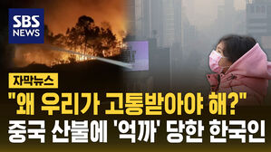 [자막뉴스] "왜 우리가 고통받아야 해?"  중국 산불에 '억까' 당한 한국인