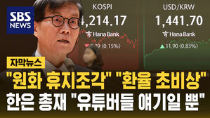 [자막뉴스] 이창용 "원화, 곧 휴지조각? 유튜버들 얘기일 뿐"