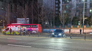 중앙분리대 '쾅' 들이받은 30대&hellip;면허정지 수준