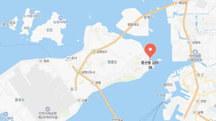 등기부등본상 김 씨가 매입했던 땅의 위치.