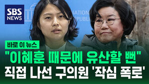 [바로이뉴스] "이혜훈, 임신 때도 괴롭혀 유산할 뻔"&hellip;직접 나선 구의원 '작심 폭로'