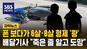 [자막뉴스] 폰 보다가 6살&middot;8살 형제 '쾅'&hellip;배달기사 "죽은 줄 알고 도망"