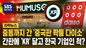 [자막뉴스] 중동까지 간 '중국판 다이소 짝퉁'&hellip;간판에 'KR' 달고 한국기업인 척?