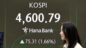 코스피, 나흘째 올라 사상 첫 4,600선 돌파&hellip;반도체주 '활활'