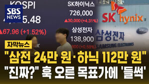 [자막뉴스] "삼전 24만 원&middot;하닉 112만 원"&hellip;"진짜?" 훅 오른 목표가에 '들썩'
